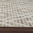 thumbnail image 3 of Rug Branch Hogar Abstract Indoor Outdoor Area Rug, Brown Cream, Modern - Living Room, Bedroom, Dining Room, and Kitchen, 3 of 9