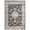 Black, variant on GlowSol 9'x12' Washable Area Rugs for Living Room Bedroom Vintage Medallion Print Non Slip Low Pile Throw Rugs Soft Foldable Accent Rug, Gray