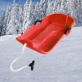 thumbnail image 2 of Snowboard Toboggan Grass Sliding Snow Sledge Wear Resistant Snow Scooter Balance Red, 2 of 8