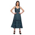 thumbnail image 1 of Moomaya Robe Maxi Sans Manches à Bretelles Spaghetti Ajustables pour Femmes Grande Taille, 1 of 6