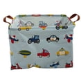 thumbnail image 1 of Ngheia jusqu'à 65 % de Rabais sur Grand Panier à Collations pour Jouets pour Enfants, Boîte de Rangement Pliable. avec Poignée, Fenêtre Transparente, Fermeture Éclair Robuste. pour Jouets, Vêtements, Organisation de Literie. 1 Sac., 1 of 3