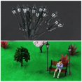 thumbnail image 2 of 20 Pcs Miniatures de Jardin 1:150 Décorations Paysagères DEL de Rue 6,5 cm Lumières Blanches 1:150, 2 of 8