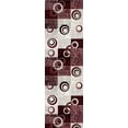 thumbnail image 2 of Rug Branch Montage Collection Tapis de couloir géométrique moderne, 2 of 4