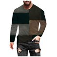 thumbnail image 1 of AMERTEER T-shirt Décontracté pour Hommes Impression Numérique 3D Col Rond Manches Longues, 1 of 6