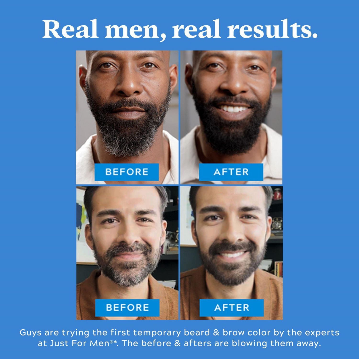 Just for Men Couleur 1 Jour pour Barbe et Sourcils