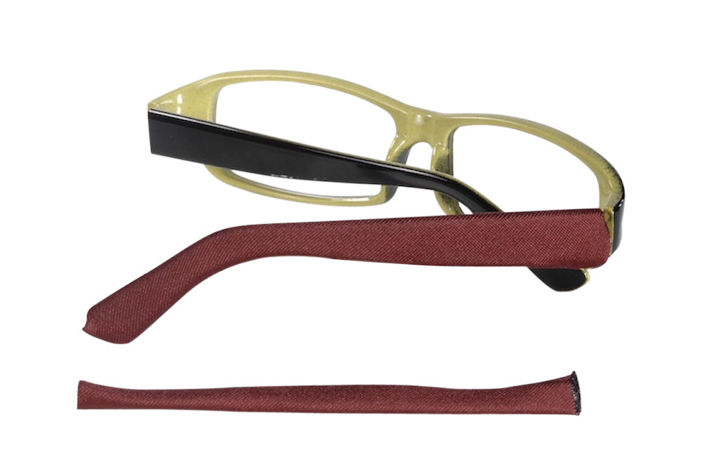 Temeplesox Eyewear Sleeve Arm Covers Comfort Color, Burgundy Large