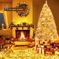thumbnail image 3 of Gymax 7.5 FT Silver Tinsel Christmas Tree Artificial Hinged Tree Holiday Decoration, 3 of 10