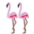 thumbnail image 2 of 2 Pcs Appliqué Broderie Oiseau Mignon Patch Thermocollant pour Vêtements Accessoires de Sac (Flamant Rose), 2 of 8