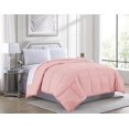 thumbnail image 2 of Goose Down Alternative Microfiber Quilted Solid Comforter - Twin/Blush, 2 of 6