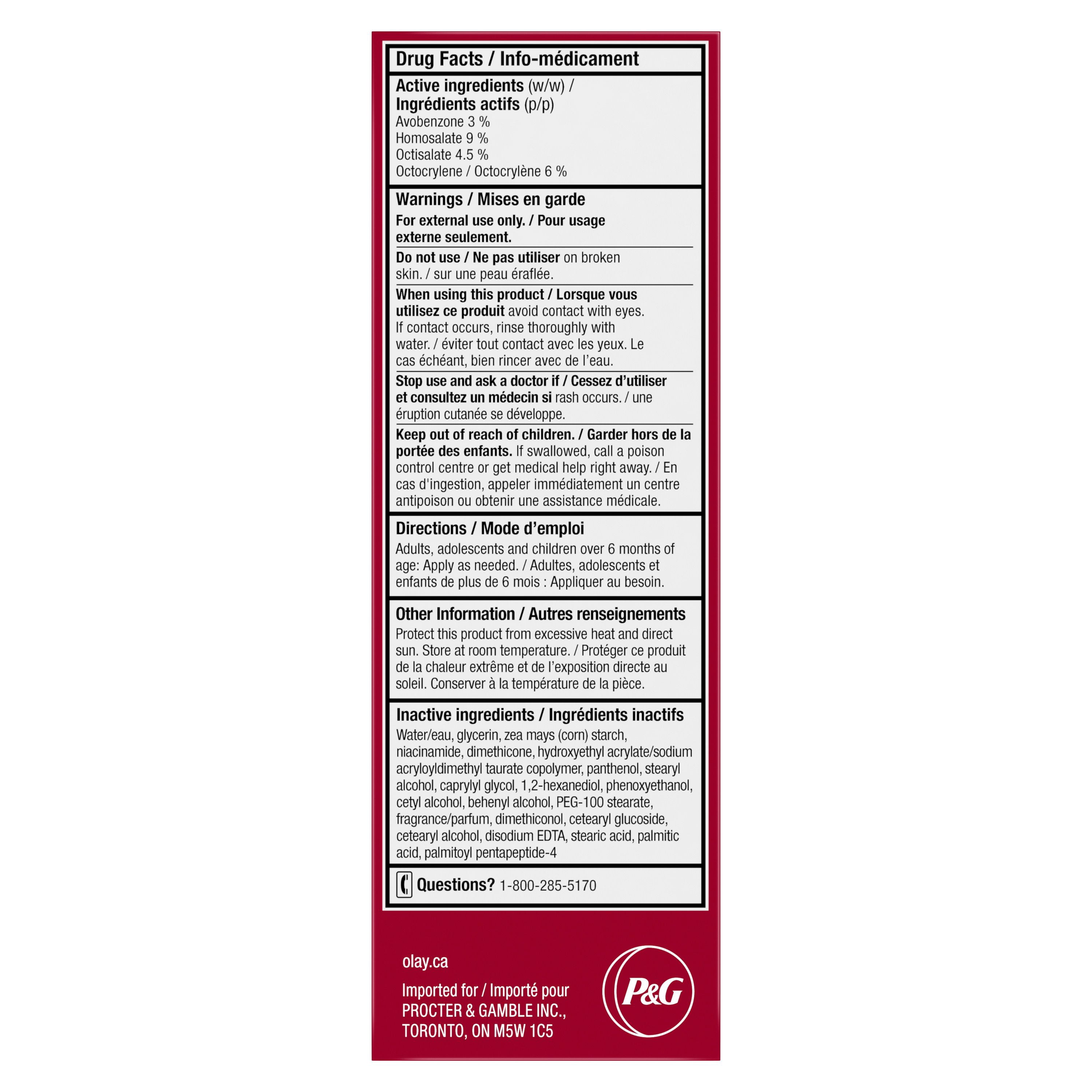 Crème Microsculptante Olay Regenerist Hydratant Pour Le Visage Anti-Âge avec Fps 30 À Large Spectre, Vitamine B3, 50 mL