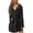 02 Black, variant on Weiqiqre Mens Womens Robe with Hood-Classic Terry Cloth Bathrobe for Women,Soft Knee Length Bathrobes