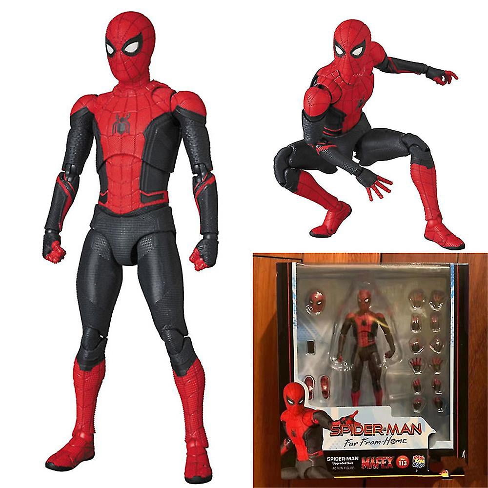 Mafex No.113 Spider-man Far From Home Upgraded Suit Action Figure