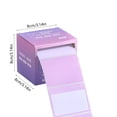 thumbnail image 3 of Chmadoxn Pull Out Glutinous Notes 256 Sheets Indexs Labels For Books And Files Colorful Study Notes For Error Marking School And Office Organization Supplies Paper sticky notes, 3 of 6