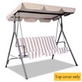 thumbnail image 1 of Costway Swing Top Cover Canopy Replacement Porch Patio Outdoor 75''x52'', 1 of 10