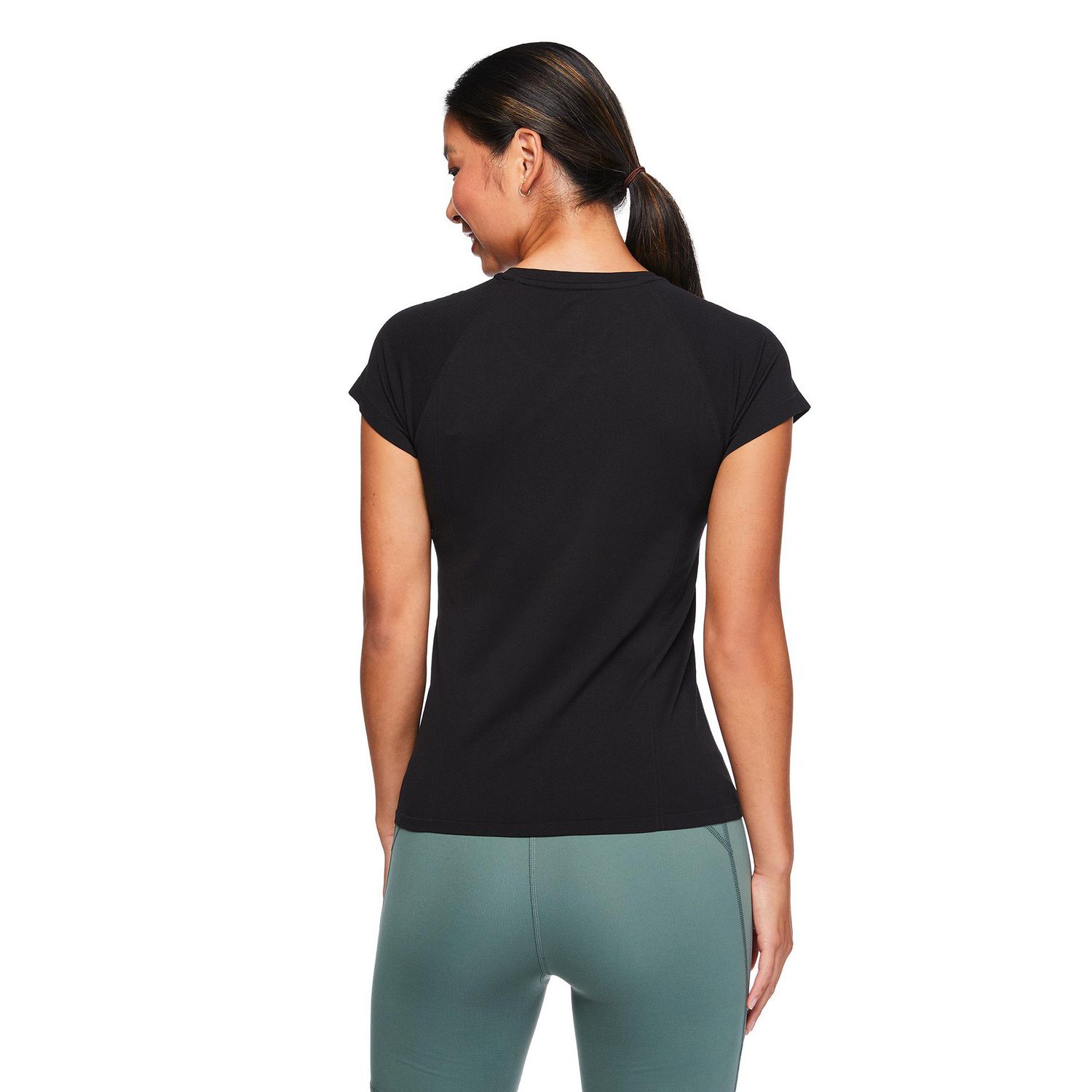 Athletic Works Women's Short-Sleeve Seamless T-Shirt