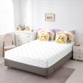 thumbnail image 4 of YST 7Pcs Cartoon Frog Comforter Set Green Frog Bed in a Bag, King Size, 4 of 5
