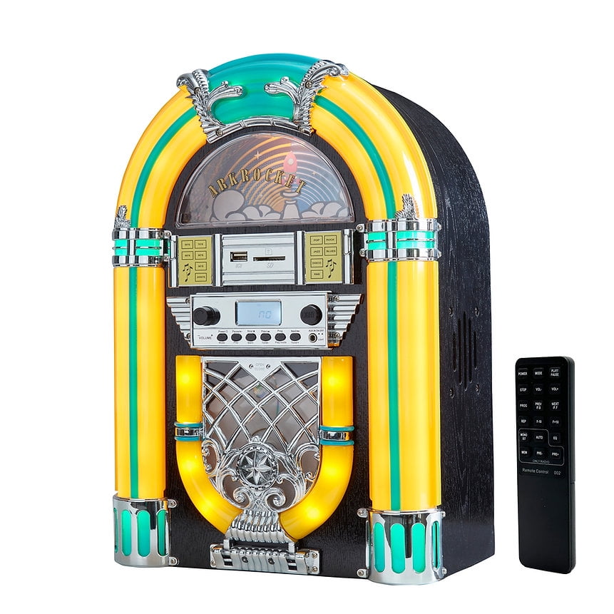 Arkrocket Athena Mini Jukebox / Tabletop CD Player / Bluetooth