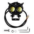 thumbnail image 2 of DYNWAVECA External Car Lights Double Lamp Beads, IP67 Waterproof, DC12V-80V ,LED Lights , For SUV Car Vehicle, Motorcycle - Bracket, 2 of 10