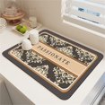 thumbnail image 2 of WHEANG Raidley Dish Mat Retro Quick Drying Water Draining Mat For Kitchen Bar Countertops Coffee Dish Draining Mat(Style B 11.8*15.7 Inch), 2 of 5