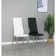 thumbnail image 2 of Chaise d'appoint Amelia, 4 pièces, Noir<br>, 2 of 7