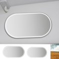 thumbnail image 3 of Car Cosmetic Mirror Space-saving High Clearly Oval-shaped Car Visor Vanity Mirror for Car, 3 of 10