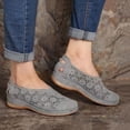 thumbnail image 1 of Babysbule Chaussures Décontractées pour Femmes Été Mode Chaussures pour Femmes à Enfiler à Bout Ouvert Plates Ajourées Respirantes Chaussures Simples, 1 of 3