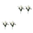 thumbnail image 3 of Youkk 2pcs Easy To Clean – Realistic Appearance – Artificial Flowers For Wedding white 2Set, 3 of 6
