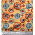 thumbnail image 1 of Soimoi polyester Crepe Fabric Brush Stroke Abstract Print Fabric by the Yard 42 Inch Wide, 1 of 3