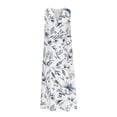 thumbnail image 5 of Cadeaux pour la Fête des Mères, Kcavykas Robe Maxi Bohème, Robe Décontractée d'Été pour Femme à Design Graduel Sans Manches à Encolure en V Longue, 5 of 5