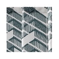 thumbnail image 2 of 1 rideau de douche en tissu à chevrons, 2 of 2