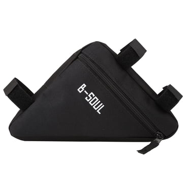 Spptty Oxford Extérieur à Dégagement Rapide Selle avant Accessoires de Vélo de Cyclisme Tube Supérieur Sac à Outils Triangulaire, Sac de Vélo Triangle, Sac de Cadre de Tube