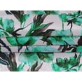 thumbnail image 4 of oneOone Tissu en Velours Bleu Aqua à Fleurs Matériel de Robe Tissu Imprimé au Mètre 58 Pouces de Large, 4 of 4