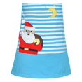thumbnail image 4 of Robe Fille Noël Père Noël Rayée Bleue Coton 5 Ans, 4 of 6