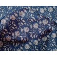 thumbnail image 4 of oneOone Silk Tabby Fabric Leaves & Floral Block Print Fabric By The Yard 42 Inch Wide, 4 of 4