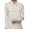 thumbnail image 4 of Atasi Mens Rayon Pathani Kurta Solid Salwar Set Printed Punjabi Kurta For Men, 4 of 5