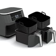 thumbnail image 2 of Mistaha Lot de 2 Casseroles en Silicone pour Friteuse à Air Chaud, Rectangulaires Réutilisables de Qualité Alimentaire de Remplacement pour Friteuse à Air en Silicone, 2 of 8