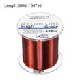 thumbnail image 2 of Uxcell Ligne de Pêche en Nylon Monofilament Enduit de Fluorocarbone 547Yard 8Lb Rouge Vin, 2 of 7