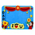 thumbnail image 2 of jifeng DIY Picture Frame Craft Frames Set Photo Frame for Bedroom Shelf Arts Crafts I Love You Blue, 2 of 9