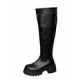 thumbnail image 1 of QHFBli Low Heel Tall Boots Elevated Knee High Riding Boots With Platform Sole and Rear Zipper Closure for Fall Winter Fashion Comfortable Footwear, 1 of 8