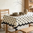 thumbnail image 4 of Ohufall Nappe Rectangulaire en Coton Style Ferme Lavable et Résistante aux Plis pour Pique-Niques, 4 of 6