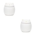 thumbnail image 2 of Transemion Portable Moisture-proof Ceramic Tea Jar Large Capacity And Cute Sturdy And Durable Ceramics Cat Form Ceramic Tea Jars white 150ml 2Set, 2 of 6