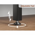 thumbnail image 4 of L Shaped Bookshelf Arched 5 Tier Corner Shelf,Industrial Bookcase, Large Bookcase with Metal Frame, Etagere Shelf Corner Display Rack for Living Room Bedroom, 4 of 9