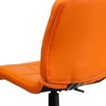 thumbnail image 3 of Mid-Back Orange Quilted Vinyl Swivel Task Chair, 3 of 9