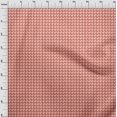 thumbnail image 4 of oneOone Rayon Orange Fabric Houndstooth Craft Projects Decor Fabric Printed By The Yard 56 Inch Wide, 4 of 4