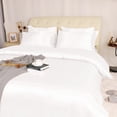 thumbnail image 2 of Unique Bargains Satin Duvet Cover Set 3 Piece and Pillow Sham Set, 2 of 8