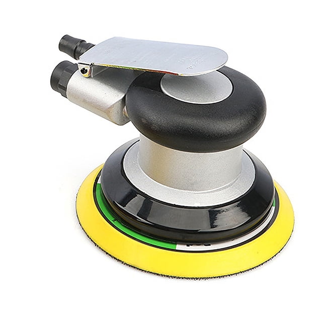 Graflsoa Polisseuse Pneumatique Haute Vitesse pour Voitures, Ponceuse Multi-Usage 5 Pouces avec RPM Réglable jusqu'à 13500, Rotor en Alliage Durable, Design Ergonomique, Couleur Aléatoire (Rouge/noir)