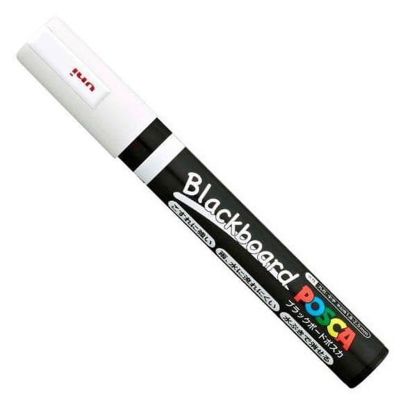 uni Blackboard Posca Medium White Water-Based Pigment PCE2005M.1