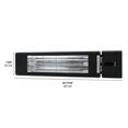 thumbnail image 2 of Stelpro Vivio Chauffage de Patio Infrarouge, 1500 Watts, Usage Extérieur et Intérieur, Résistant à l'Eau IP65, Télécommande, Lampe à Filament de Carbone, Construction en Aluminium Durable, Fini Noir (1500 W), 2 of 13