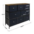 thumbnail image 3 of Sorbus Organisateurs de Tiroir de Commode et de Garde-Robe, Noir Rustique, 3 of 8