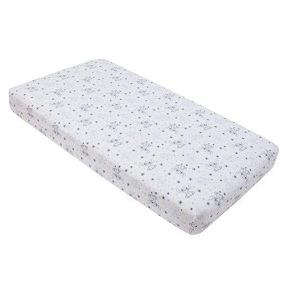 Disney Stitch Little Dreamer Fitted Crib Sheet, Infant Boy, Blue